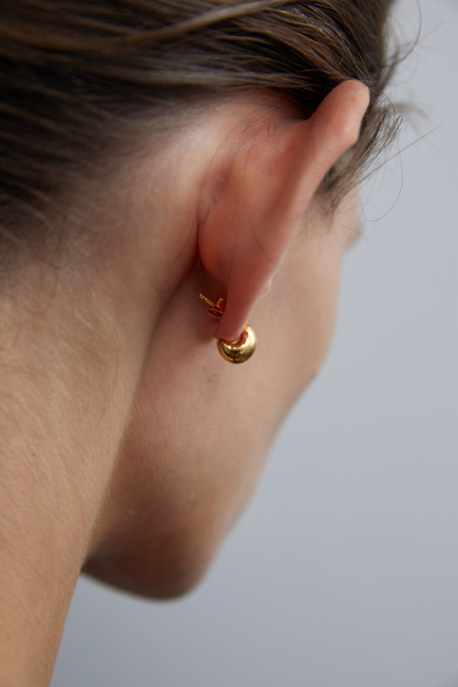 Hemiarc Earrings Gold