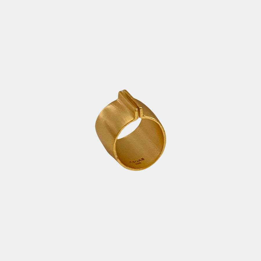 Seam Wide Ring Gold