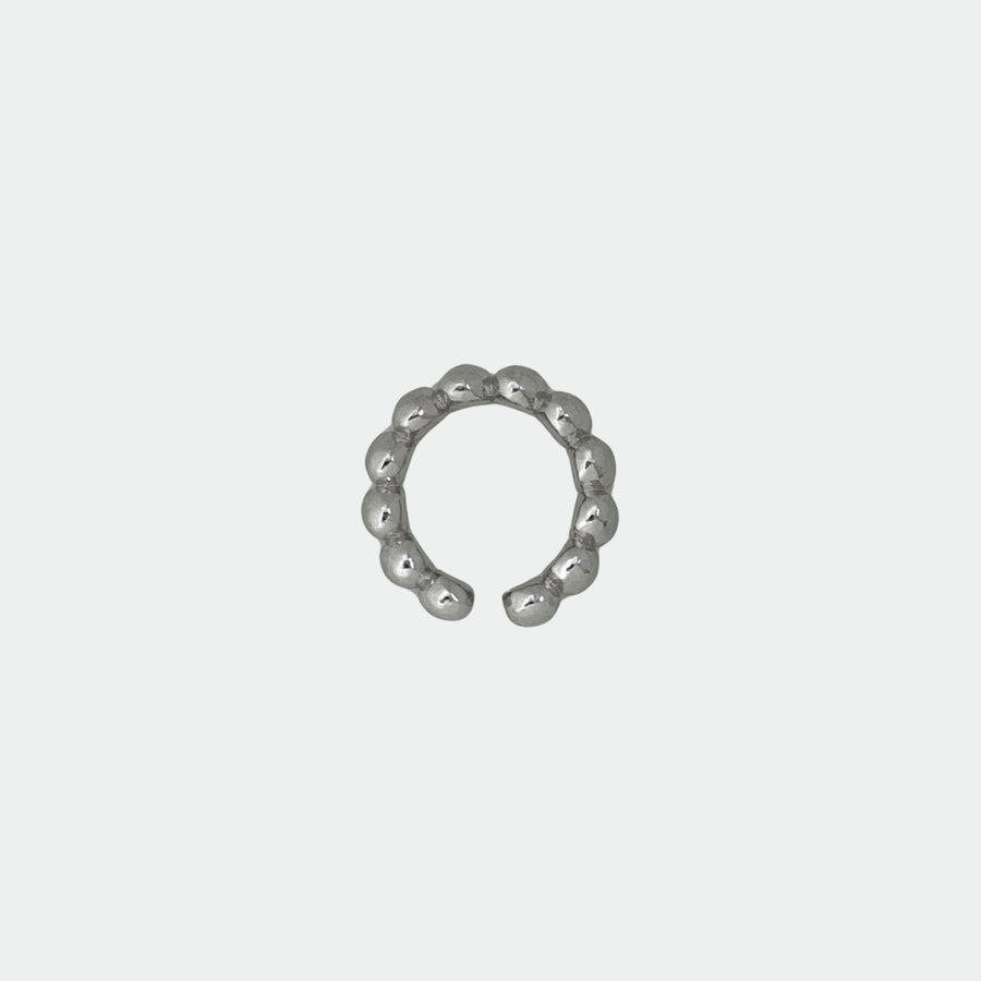 Ball on Ball Ring Silver